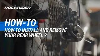 TUTO 🔧 How to install and remove your rear wheel? By ROCKRIDER