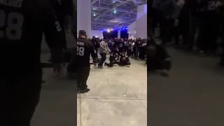 Raiders fan fight after losing to the Rams