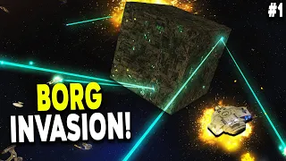 BORG INVASION In Star Trek: Armada 3 Multiplayer - Ep #1