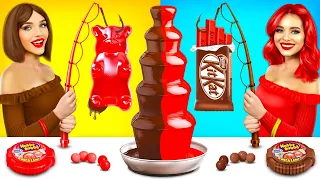 Caro vs Barato: Fonte de Fondue de Chocolate | Situações Engraçadas por Candy Show RATATA COOL