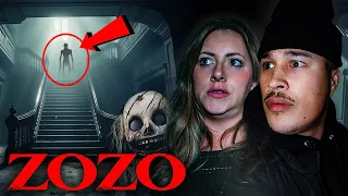 We SUMMONED ZOZO the WHITE FACED DEMON | The REAL Chapelwaite Mansion (Antichrist)