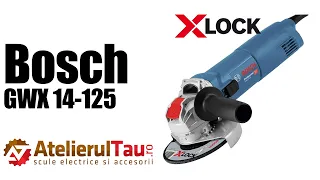 Bosch GWX 14-125 X-LOCK - Polizor unghiular, 1400 W, 125 mm - Prezentare completa