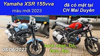 Yamaha XSR 155vva mẫu mới 2023 đã về đến CH Mai Duyên ngày 08/06/2023 + giá bán mới nhất. #nhapkhau