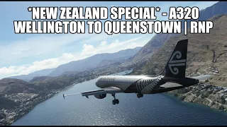 🔴LIVE: NEW ZEALAND SPECIAL - A320 Wellington to Queenstown | Fenix A320 & VATSIM in MSFS 2020