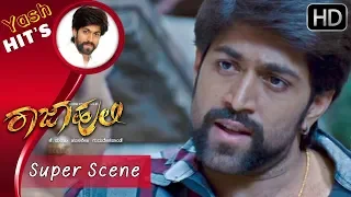 Yash kannada Scenes - Yash talks to heroine and gets a shock | Rajahuli Kannada Movie