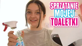 SPRZĄTANIE MOJEJ TOALETKI 🧼 CLEAN WITH ME | VLOG : MISIA i JA