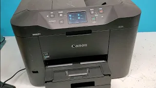 How To Print Nozzle Check Pattern and Find Out Page Usage on Canon Maxify MB2320 MB2720 MB2120