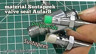 Ganti Valve seat Aufar B tidak mudah berubah bentuk dan tahan lama