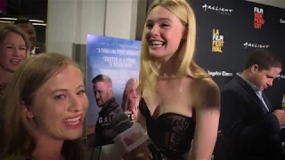 Elle Fanning Interview at GALVESTON Premiere