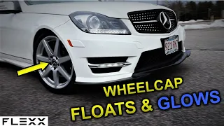 Floating Mercedes Wheels Caps like a Rolls Royce!
