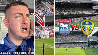 IPSWICH TOWN VS LEEDS UNITED | 3-4 | 97TH MINUTE CONSOLATION GOAL & 2,000 LEEDS FANS GO CRAZY!!!