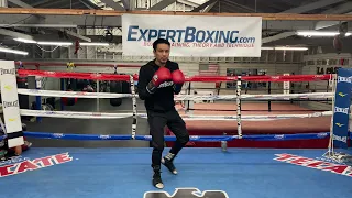 Southpaw Boxing Stance - basic technique for left-handers