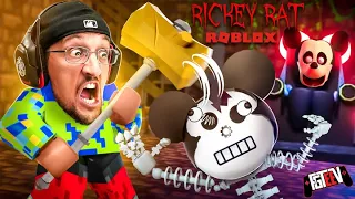 ROBLOX RICKEY RAT ... FGTeeV plays Scariest Game on ROBLOX