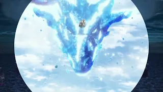 Ikada saves Boruto with his Water Dragon Fish Jutsu