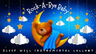 Rock-A-Bye Baby ⭐ Lullaby | Sleep Well - Baby Music | Soothing Instrumental Music | 3 Hrs | HD