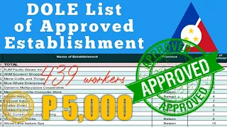 List of Approved Establishment Update