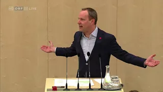 Matthias Strolz im Parlament - Rauchverbot