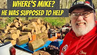 FIREWOOD | Splitting semi-seasoned/ready to burn Black Locust