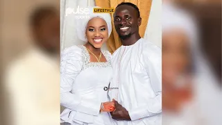 🇸🇳🚨FIRST PHOTOS OF SADIO MANE AND HIS NEWLY-WEDDED WIFE AISHA TAMBA