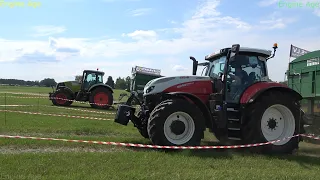 CLAAS 820 AXION vs STEYR 6240 Absolut Tractor show  Tractor trailer pulling 2022