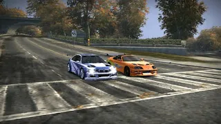 NFS Most Wanted | Bmw M3 GTR vs Brians Supra Fast and Furious