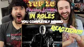 TOP 10 Famous ACTORS in Roles You COMPLETELY MISSED -  REACTION & ANALYSIS!!!