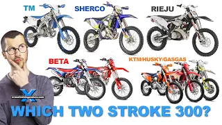 Best two-stroke 300 review! KTM, Sherco, Beta, GasGas, Husky & Rieju︱Cross Training Enduro