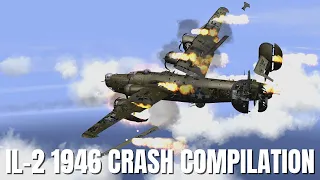 Emergency Crash Landings, Collisions, Fails & Crashes! V20 | IL-2 1946 Crash Compilation