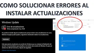 COMO SOLUCIONAR ERRORES EN WINDOWS UPDATE