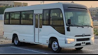 2022 Toyota Coaster Diesel Now Available For Export From Dubai