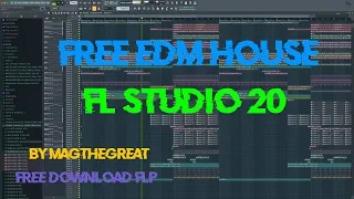 [FREE] EDM HOUSE TEMPLATE FL STUDIO [FREE FLP]