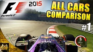 F1 2015 | All Cars Comparison #1: Austria Hot Laps