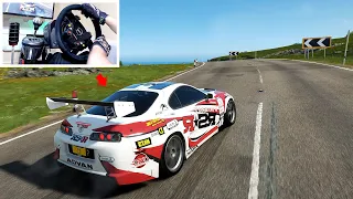 Toyota Supra Drift King! (Steering Wheel Drifting) - Forza Horizon 4