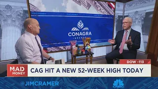 Conagra Brands CEO says consumers are trading down to eating at home over eating out