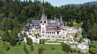 Peles Castle by DRONE!  - Sinaia Romania - ECTV