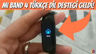 Türkçe Dil Desteği GELDİ! Xiaomi Mi Band 4 Türkçe Yapma