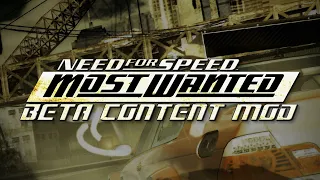 NFS:MW (2005) - "Бета контент" мод - Релизный трейлер