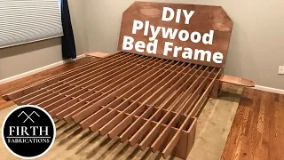 DIY Plywood Bed Frame