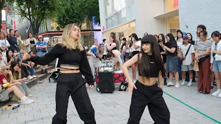 [STREET ARTIST] BLACK MIST. WITH GUEST. HONGDAE BUSKING. 230720.