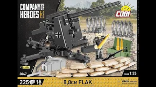 COBI 3047 & COMPANY OF HEROES 3 8,8cm FLAK