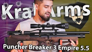 PCP Kral Puncher Breaker 3 Empire (5.5 мм) видео обзор