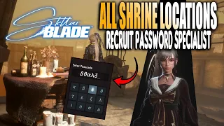 Stellar Blade - Recruit Password Specialist ALL SHRINE LOCATIONS La Vie en Rose Nano Suit