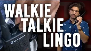 How to Use a Walkie Talkie on Set