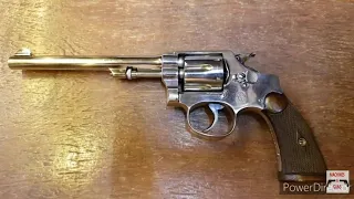 Revolver Smith Wesson calibre 32 cano 6 polegadas Niquelado Antigo