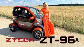 🚗 ZTECH ZT-96A 🚗 mopedautó, avagy Mini 🛸👽 Űrjárgány bemutató videó