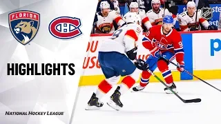 NHL Highlights | Panthers @ Canadiens 2/1/20