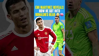 Emi Martinez got in Ronaldo's head 😳 #football