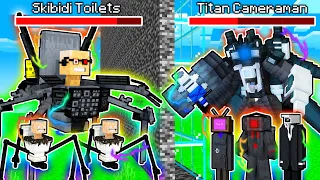 Trolleé a Mi AMIGO en una Batalla de Mobs (SKIBIDI TOILET) 🚽😂 Minecraft Trampas