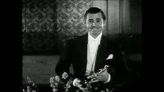 Clark Gable's Oscar speech @ 7th Academy Awards