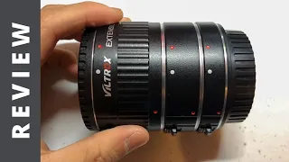 (CANON) VILTROX DG-C Auto Focus Macro Extension Tube Set Review [4K]